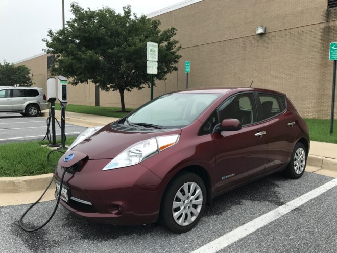 Nissan LEAF at lord baltimore building