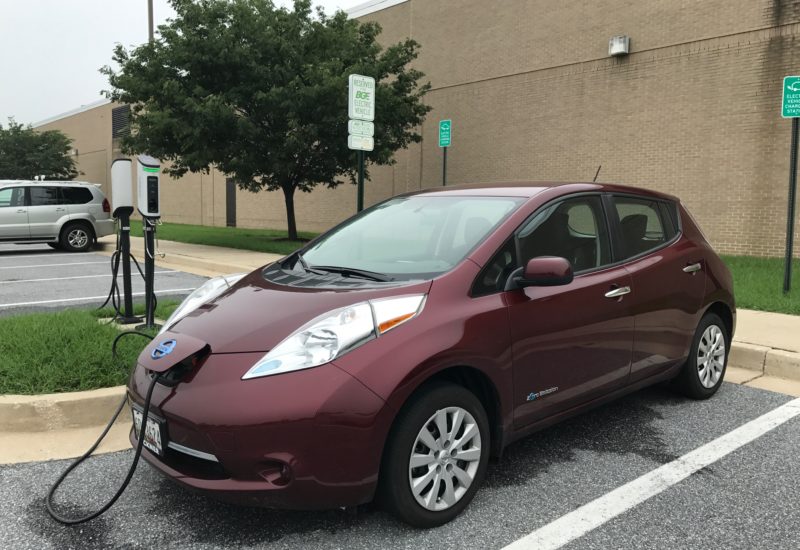 Nissan LEAF at lord baltimore building