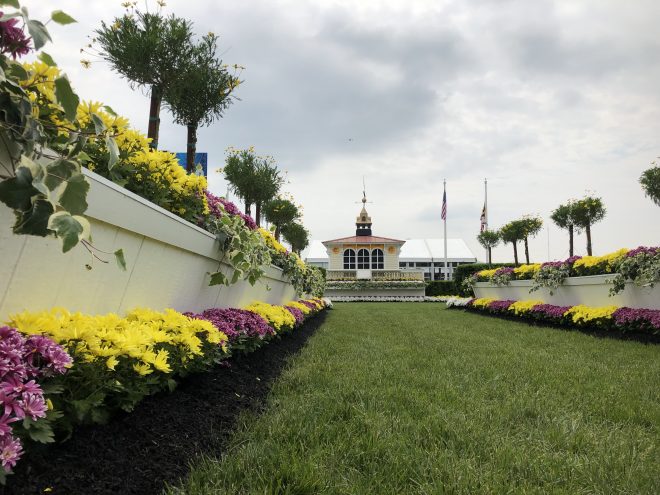 Preakness winner's circle at Pimlico