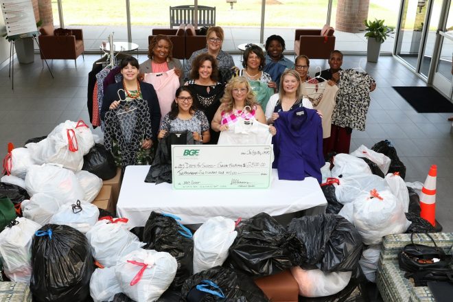 BGE Suited to Succeed donation drive 2019