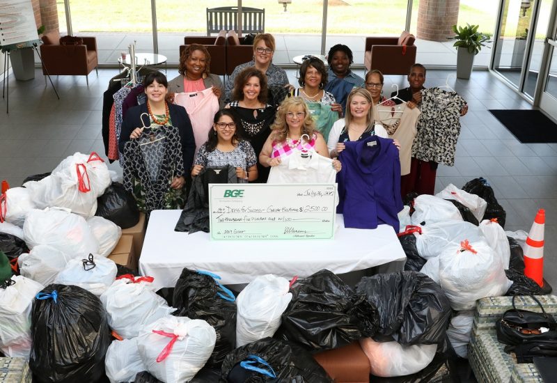 BGE Suited to Succeed donation drive 2019