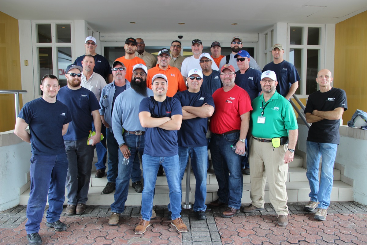 BGE crew in Puerto Rico after Hurricane Maria