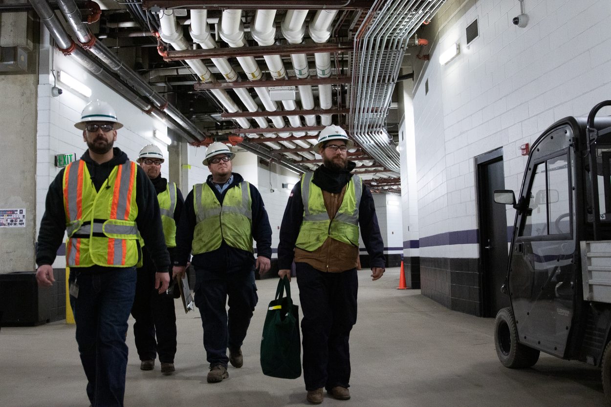 BGE EDRU crew in M&T Bank Stadium