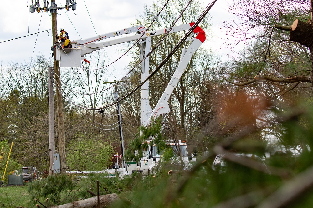 BGE crews repair storm damage