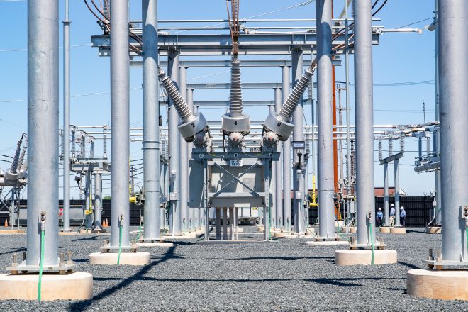 115kV circuit breaker at BGE Fitzell substation