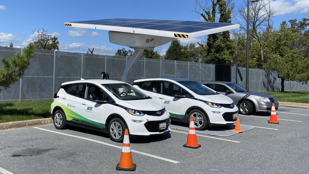 Solar EV chargers provide BGE's electric vehicle fleet with flexibility