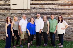 The Long family has long cheered on Jessica. From left: Hannah, Jessica, Steven, Beth, Steve, Grace, Joshua and Amanda.