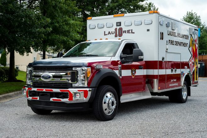 New Ford model ambulance