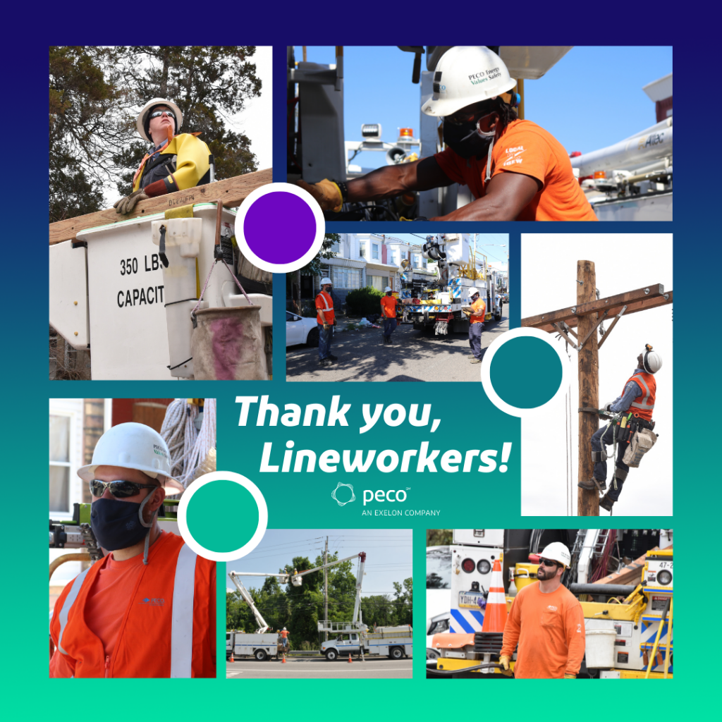 Celebrating National Lineworker Appreciation Day PECO Connection