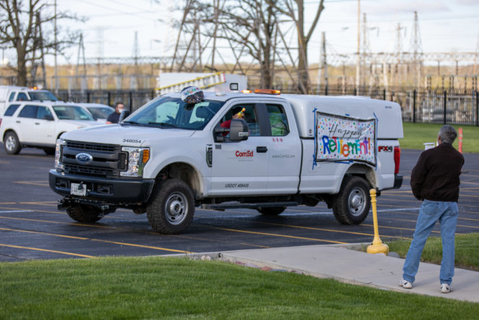 ComEd truck in parade