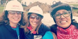 Habitat for Humanity volunteer event. Valerie had been the sponsor of the “Women’s Build” for the last 5 years. Left to Right: Valerie; Nina Gattuso, Director of Safety and Human Performance; Denise Munoz , Director of Strategy and Innovation at ComEd.