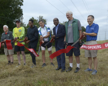 Declaring the new trail open